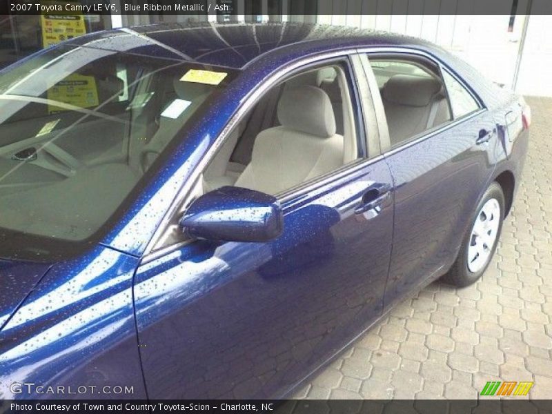 Blue Ribbon Metallic / Ash 2007 Toyota Camry LE V6