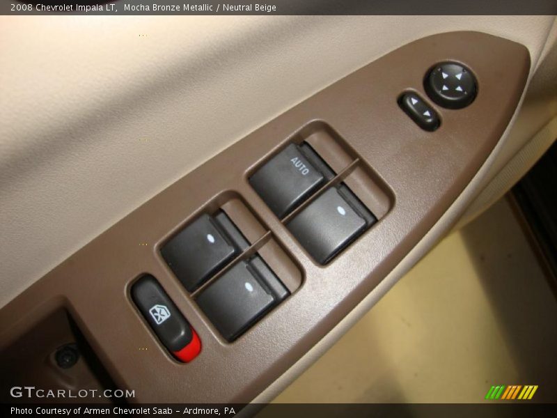 Mocha Bronze Metallic / Neutral Beige 2008 Chevrolet Impala LT