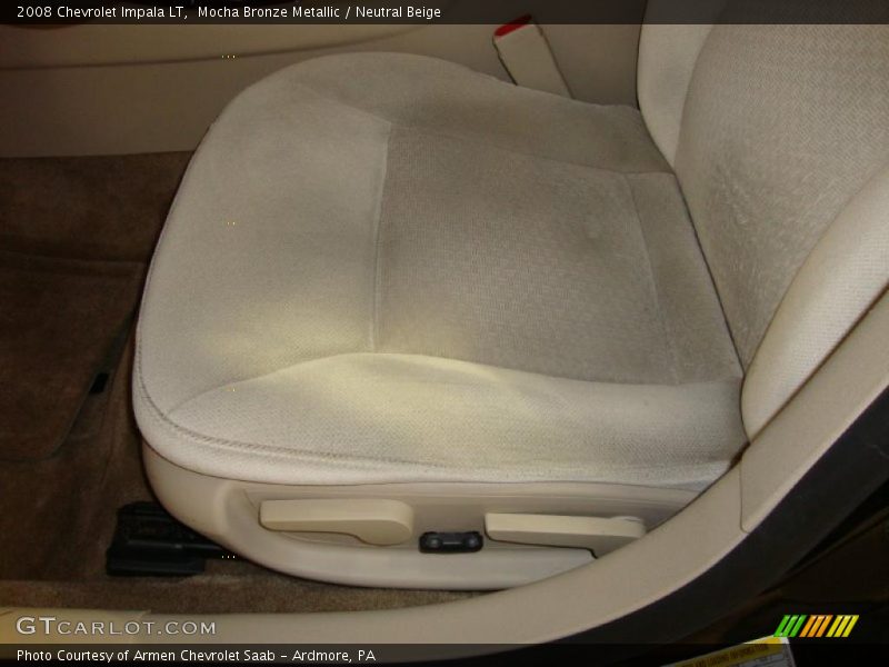 Mocha Bronze Metallic / Neutral Beige 2008 Chevrolet Impala LT