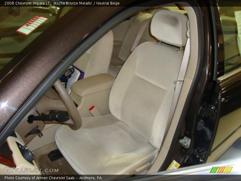 Mocha Bronze Metallic / Neutral Beige 2008 Chevrolet Impala LT