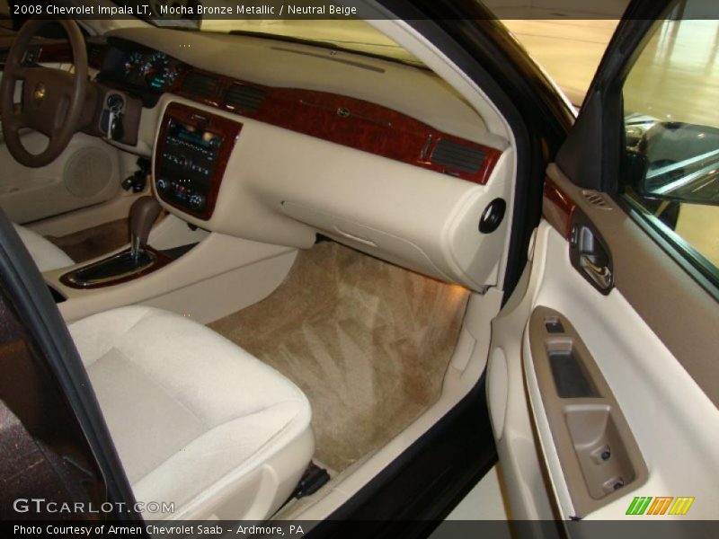 Mocha Bronze Metallic / Neutral Beige 2008 Chevrolet Impala LT