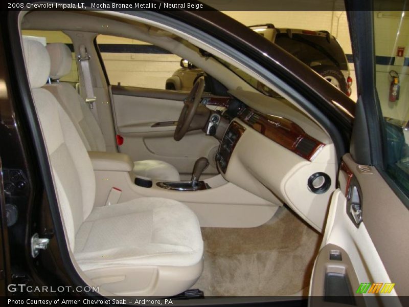 Mocha Bronze Metallic / Neutral Beige 2008 Chevrolet Impala LT