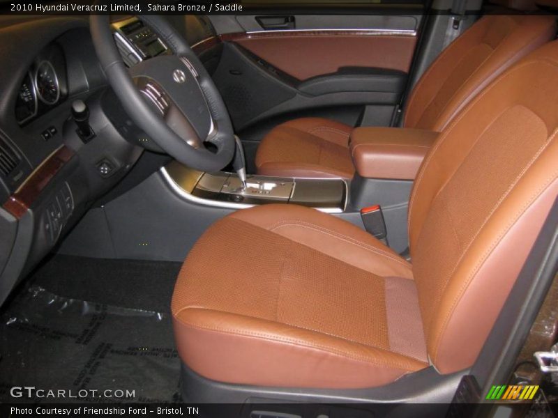  2010 Veracruz Limited Saddle Interior
