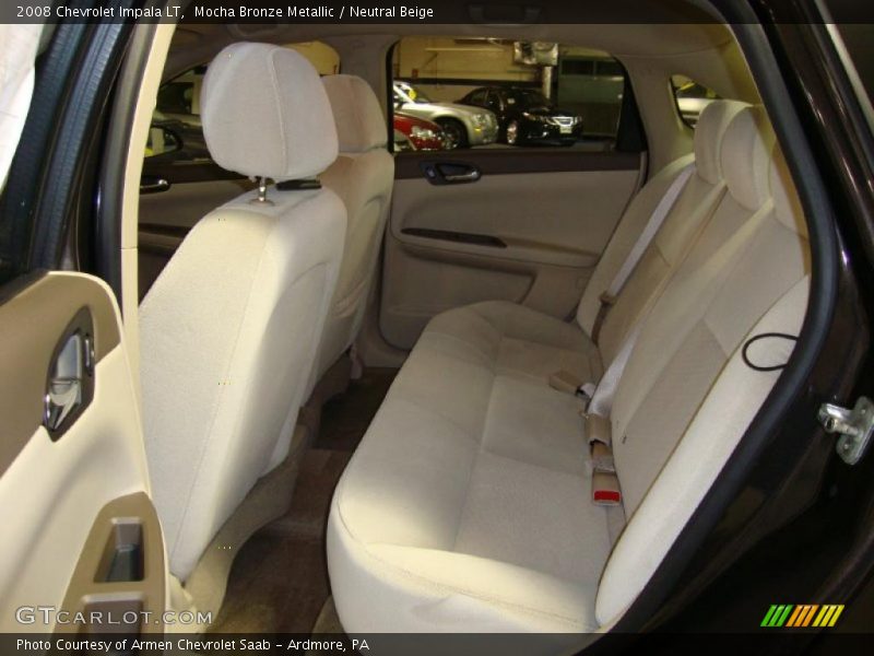 Mocha Bronze Metallic / Neutral Beige 2008 Chevrolet Impala LT