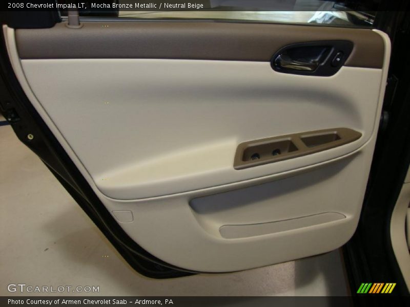 Mocha Bronze Metallic / Neutral Beige 2008 Chevrolet Impala LT