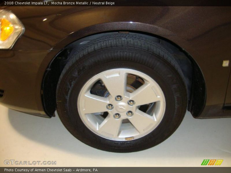Mocha Bronze Metallic / Neutral Beige 2008 Chevrolet Impala LT