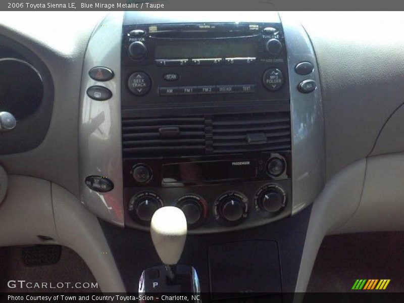 Blue Mirage Metallic / Taupe 2006 Toyota Sienna LE