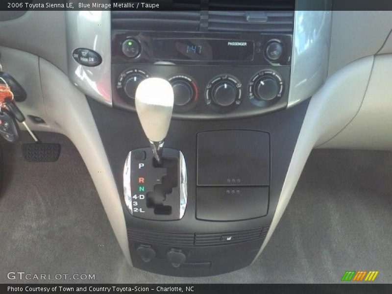 Blue Mirage Metallic / Taupe 2006 Toyota Sienna LE