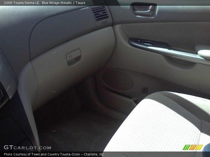 Blue Mirage Metallic / Taupe 2006 Toyota Sienna LE