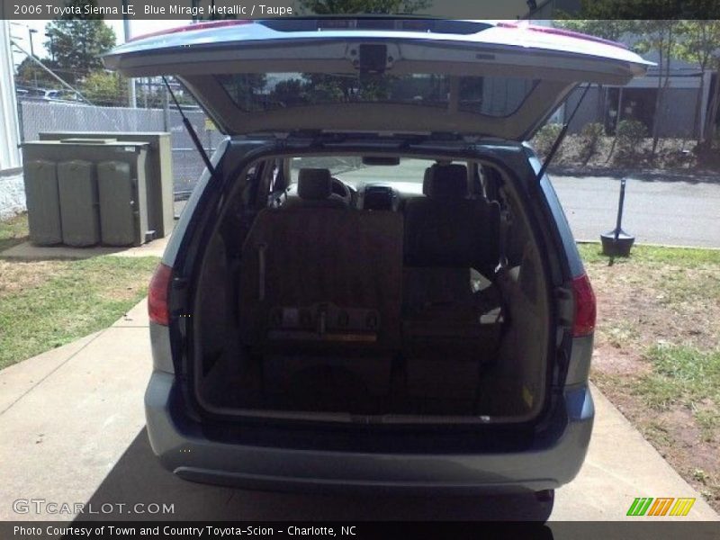 Blue Mirage Metallic / Taupe 2006 Toyota Sienna LE
