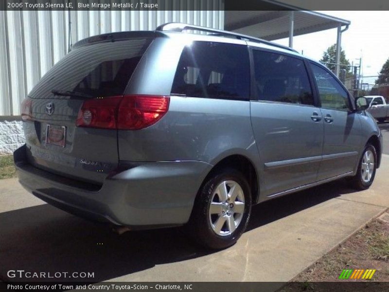 Blue Mirage Metallic / Taupe 2006 Toyota Sienna LE