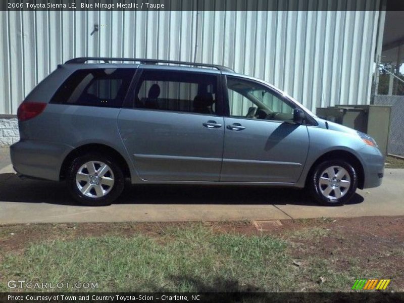 Blue Mirage Metallic / Taupe 2006 Toyota Sienna LE