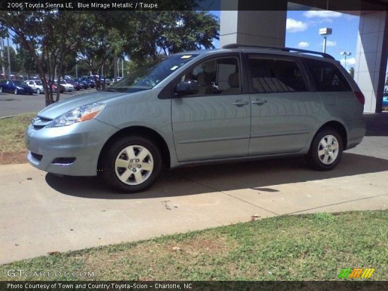 Blue Mirage Metallic / Taupe 2006 Toyota Sienna LE