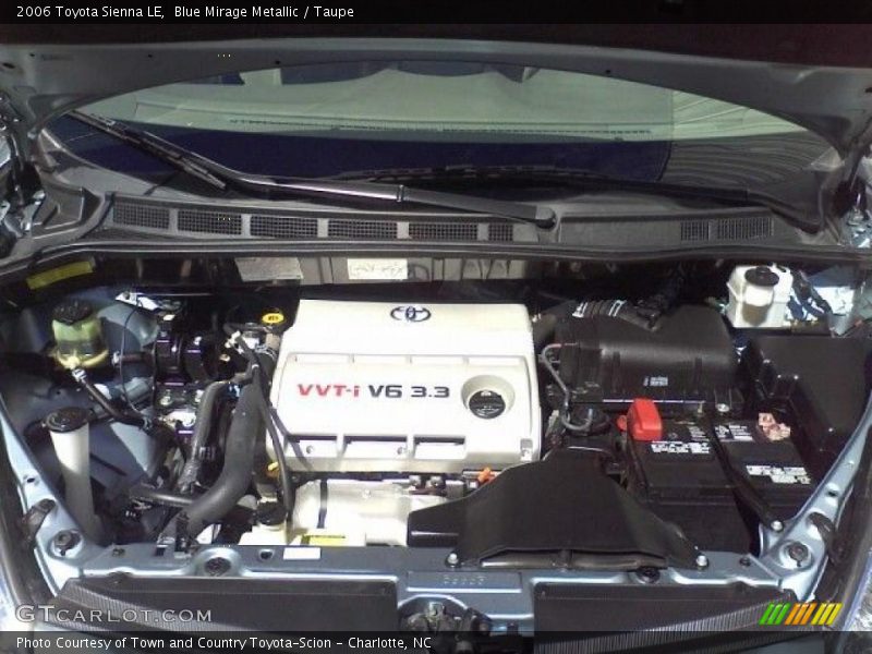 Blue Mirage Metallic / Taupe 2006 Toyota Sienna LE