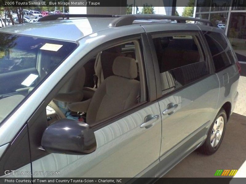 Blue Mirage Metallic / Taupe 2006 Toyota Sienna LE