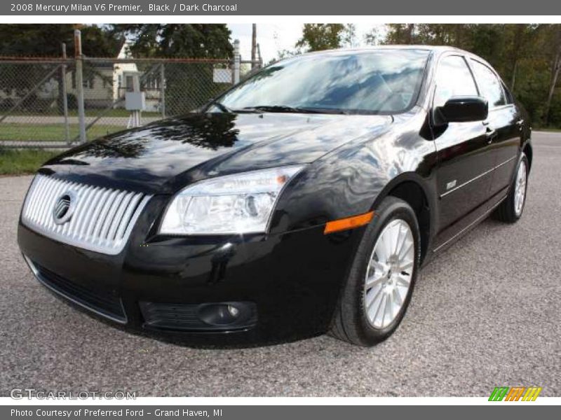 Black / Dark Charcoal 2008 Mercury Milan V6 Premier