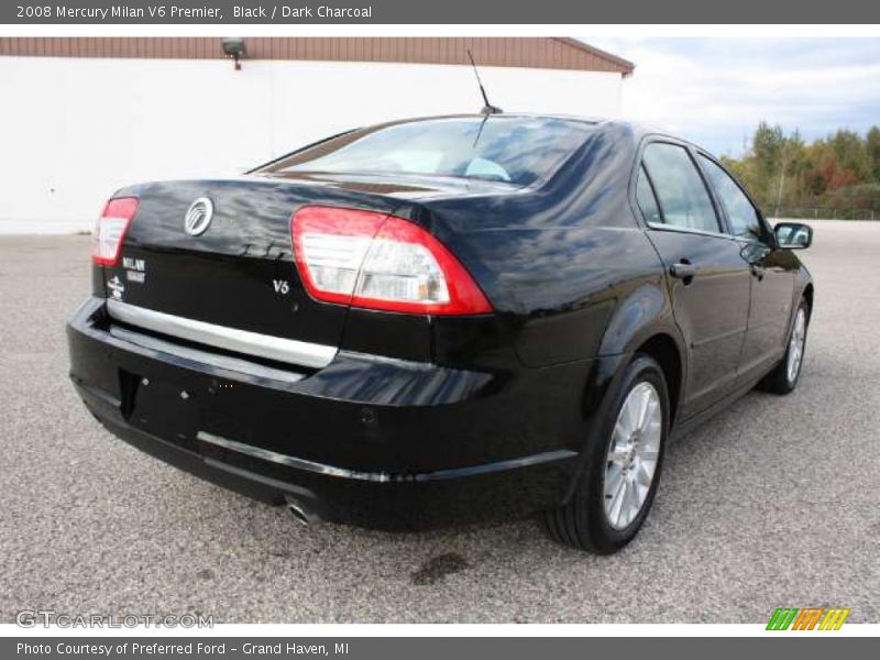 Black / Dark Charcoal 2008 Mercury Milan V6 Premier