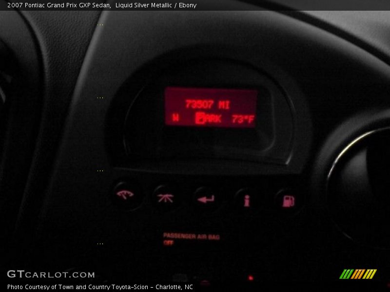 Liquid Silver Metallic / Ebony 2007 Pontiac Grand Prix GXP Sedan
