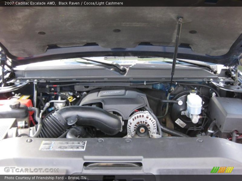 Black Raven / Cocoa/Light Cashmere 2007 Cadillac Escalade AWD