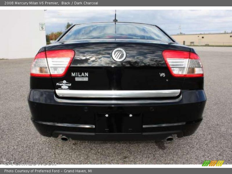 Black / Dark Charcoal 2008 Mercury Milan V6 Premier