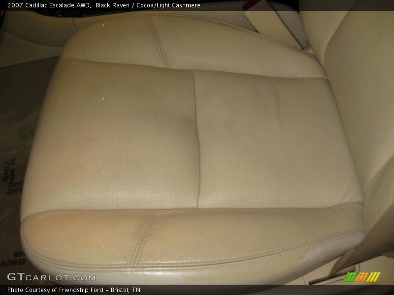 Black Raven / Cocoa/Light Cashmere 2007 Cadillac Escalade AWD