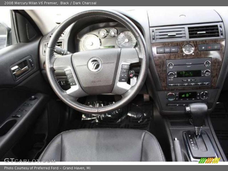 Black / Dark Charcoal 2008 Mercury Milan V6 Premier