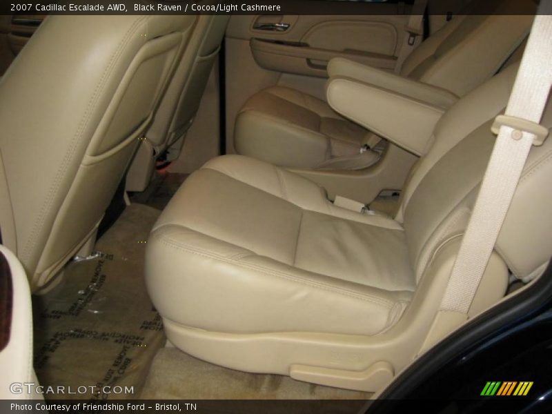 Black Raven / Cocoa/Light Cashmere 2007 Cadillac Escalade AWD