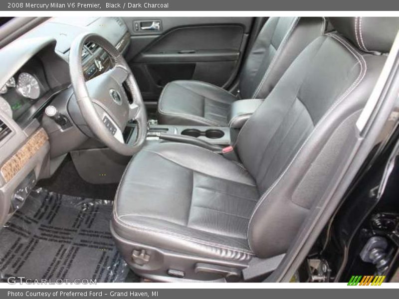 Black / Dark Charcoal 2008 Mercury Milan V6 Premier