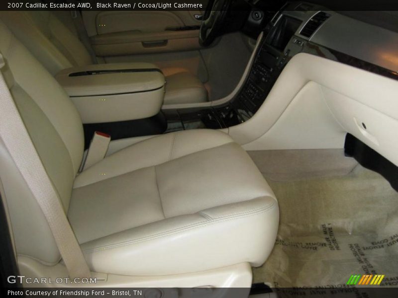 Black Raven / Cocoa/Light Cashmere 2007 Cadillac Escalade AWD
