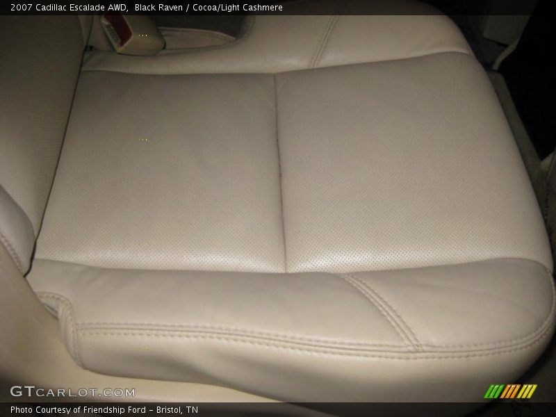 Black Raven / Cocoa/Light Cashmere 2007 Cadillac Escalade AWD