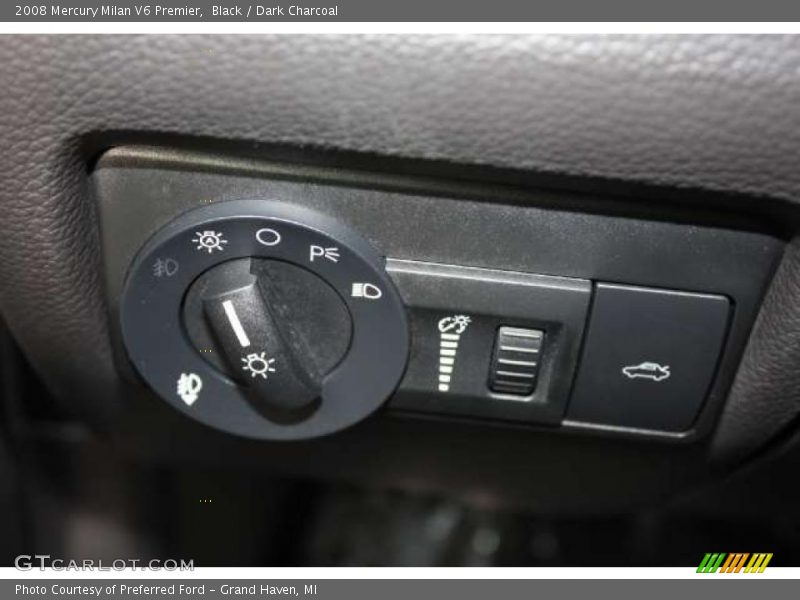 Black / Dark Charcoal 2008 Mercury Milan V6 Premier