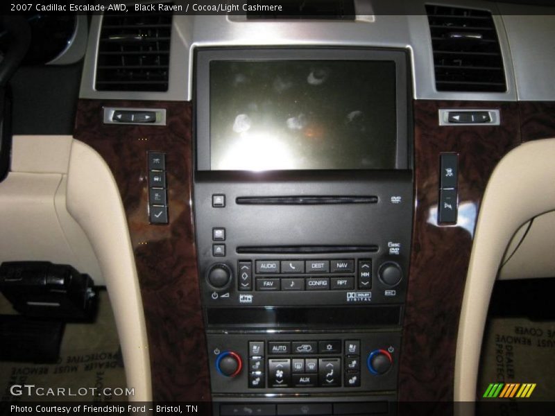 Black Raven / Cocoa/Light Cashmere 2007 Cadillac Escalade AWD