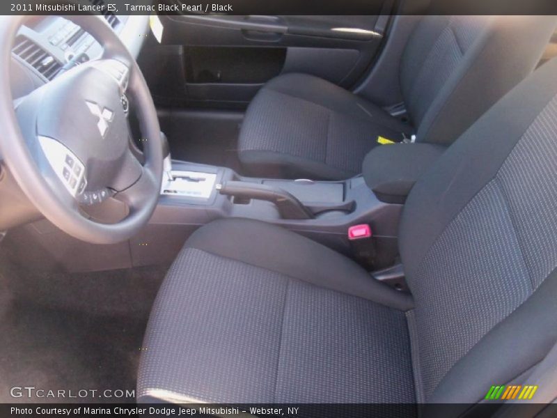 Tarmac Black Pearl / Black 2011 Mitsubishi Lancer ES