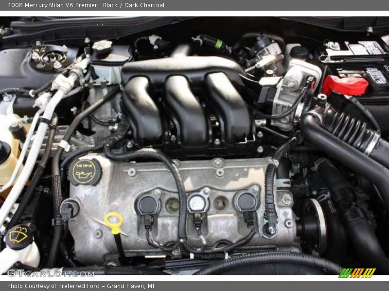 Black / Dark Charcoal 2008 Mercury Milan V6 Premier