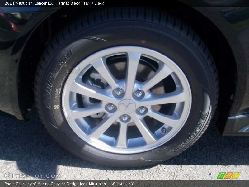Tarmac Black Pearl / Black 2011 Mitsubishi Lancer ES