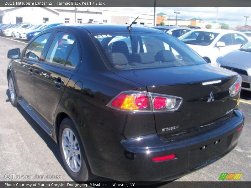 Tarmac Black Pearl / Black 2011 Mitsubishi Lancer ES