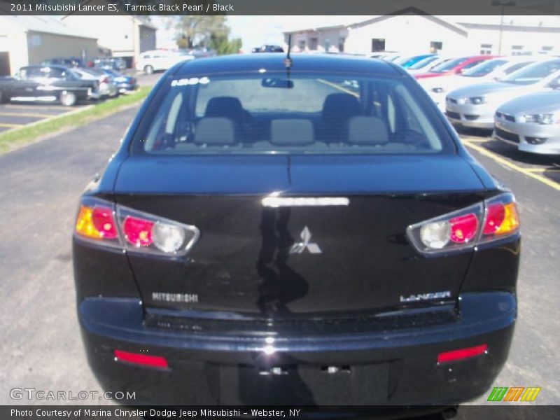 Tarmac Black Pearl / Black 2011 Mitsubishi Lancer ES