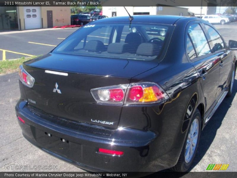 Tarmac Black Pearl / Black 2011 Mitsubishi Lancer ES