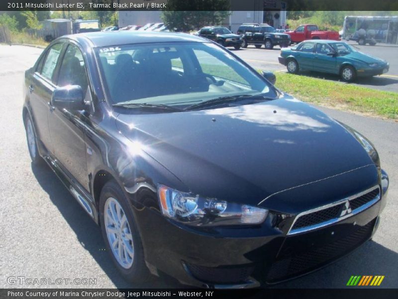 Tarmac Black Pearl / Black 2011 Mitsubishi Lancer ES