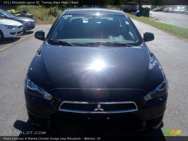 Tarmac Black Pearl / Black 2011 Mitsubishi Lancer ES
