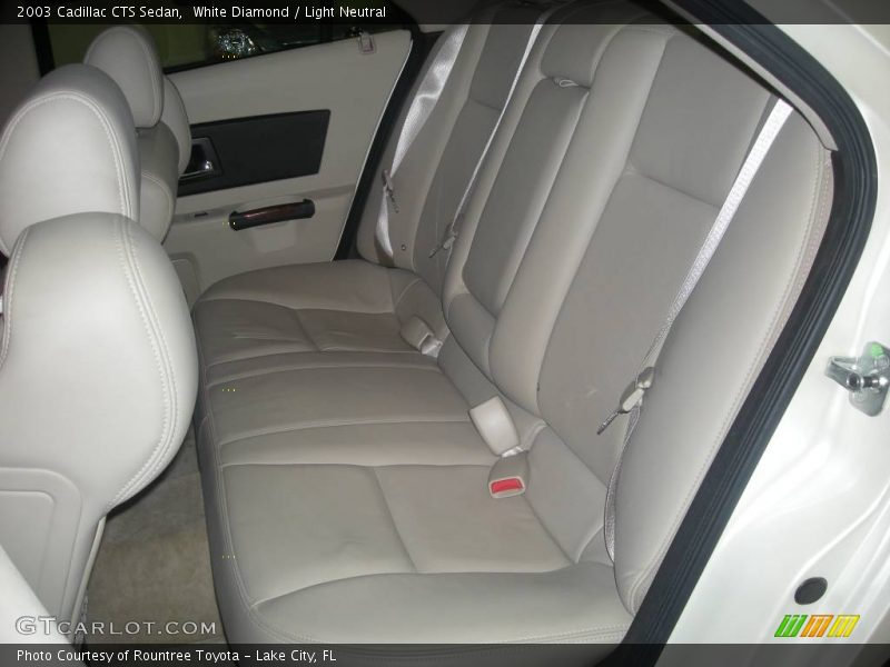 White Diamond / Light Neutral 2003 Cadillac CTS Sedan