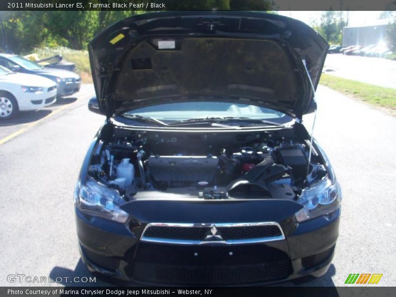 Tarmac Black Pearl / Black 2011 Mitsubishi Lancer ES
