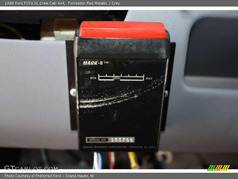 Torreador Red Metallic / Grey 1996 Ford F350 XL Crew Cab 4x4