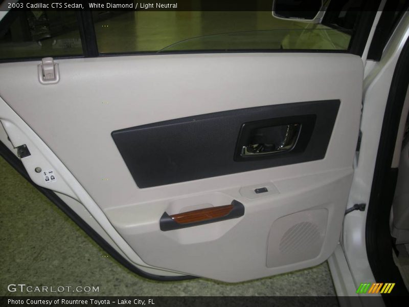 White Diamond / Light Neutral 2003 Cadillac CTS Sedan