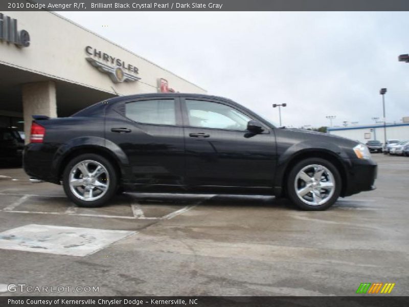 Brilliant Black Crystal Pearl / Dark Slate Gray 2010 Dodge Avenger R/T