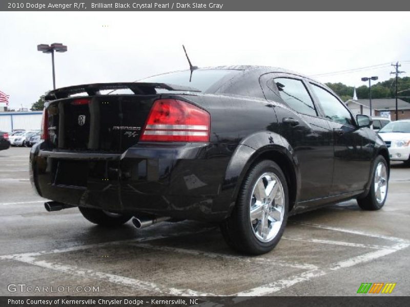 Brilliant Black Crystal Pearl / Dark Slate Gray 2010 Dodge Avenger R/T
