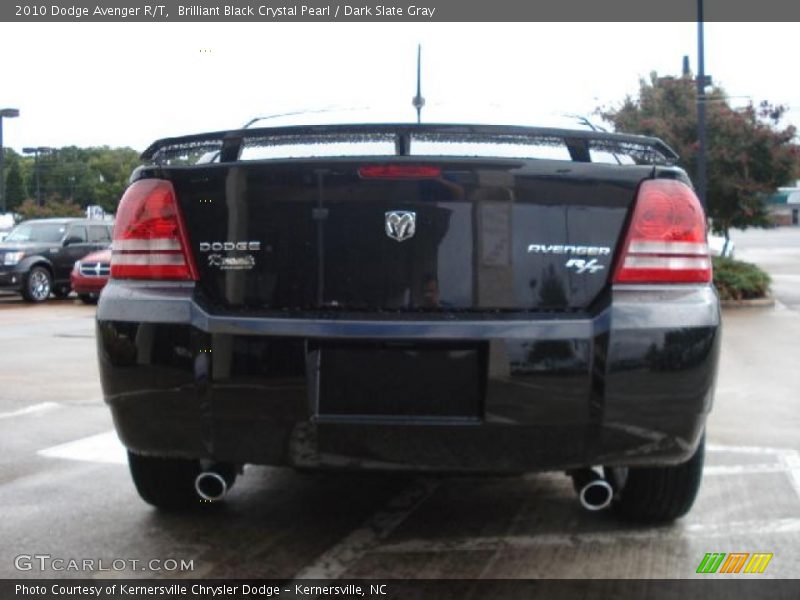Brilliant Black Crystal Pearl / Dark Slate Gray 2010 Dodge Avenger R/T