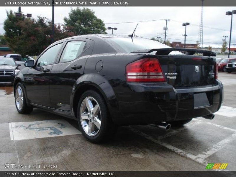 Brilliant Black Crystal Pearl / Dark Slate Gray 2010 Dodge Avenger R/T