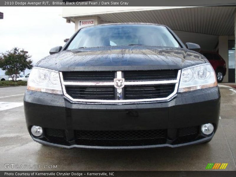 Brilliant Black Crystal Pearl / Dark Slate Gray 2010 Dodge Avenger R/T