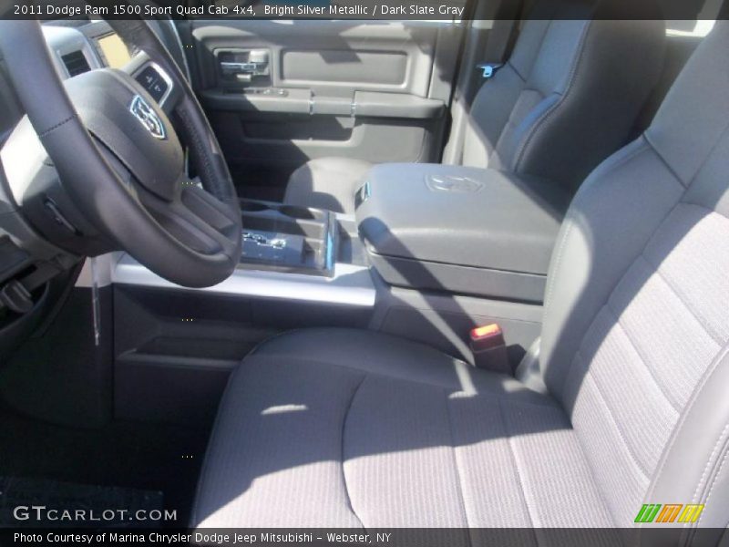 Bright Silver Metallic / Dark Slate Gray 2011 Dodge Ram 1500 Sport Quad Cab 4x4